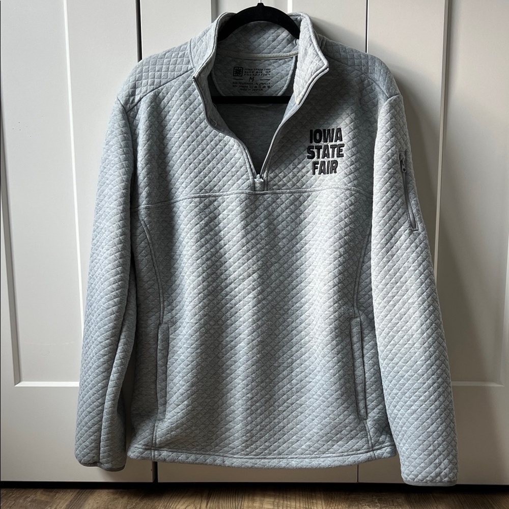 Gray Iowa State Fair Men's Sweater